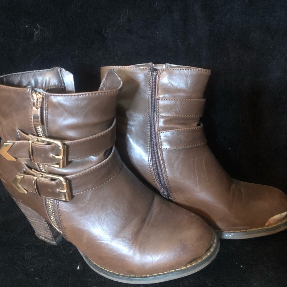 Heel’d brown boots